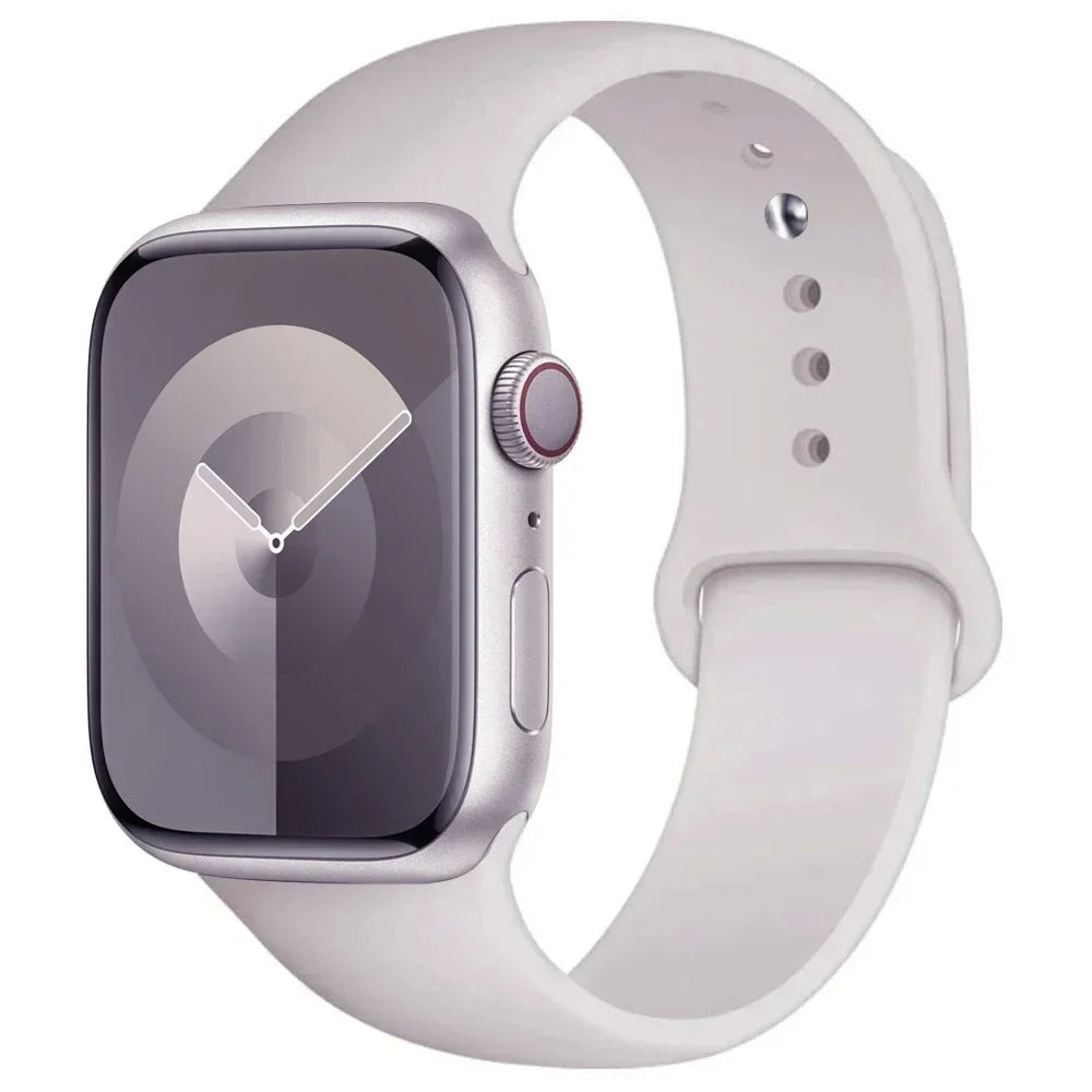 Pulseira de Silicone para Apple Watch — Conforto e Estilo para Qualquer Ocasião