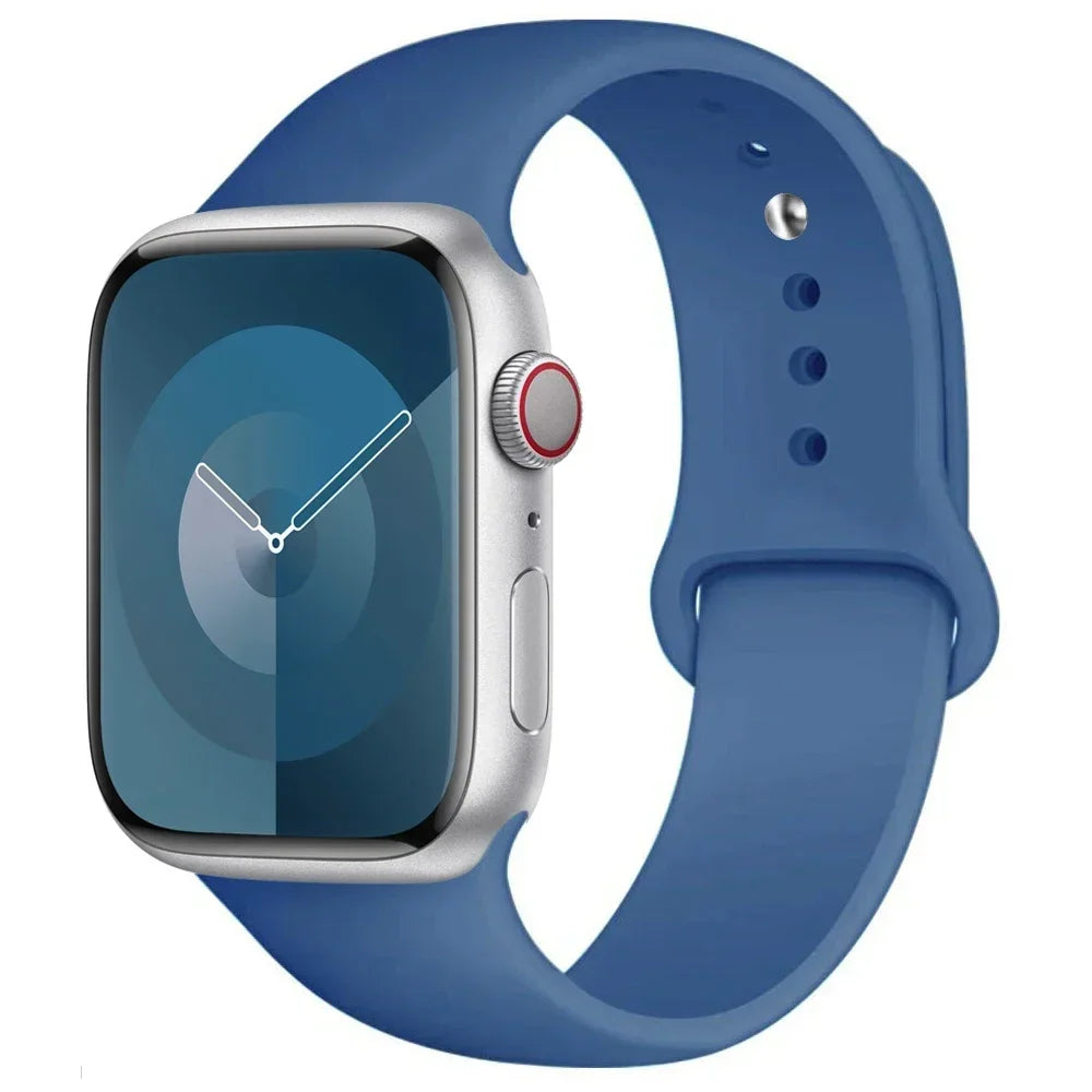 Pulseira de Silicone para Apple Watch — Conforto e Estilo para Qualquer Ocasião