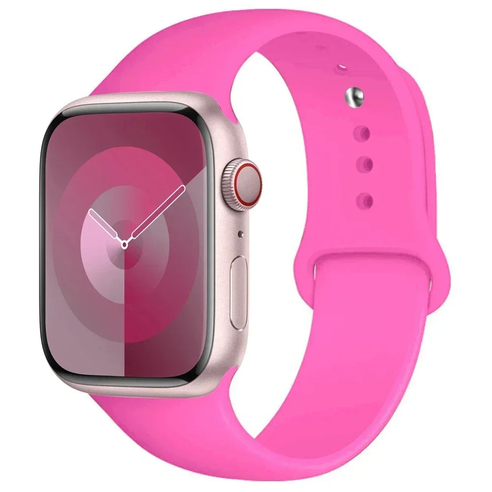 Pulseira de Silicone para Apple Watch — Conforto e Estilo para Qualquer Ocasião