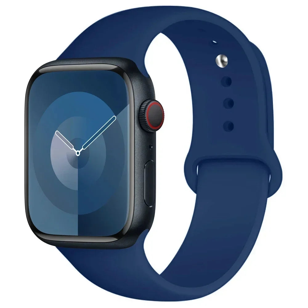 Pulseira de Silicone para Apple Watch — Conforto e Estilo para Qualquer Ocasião