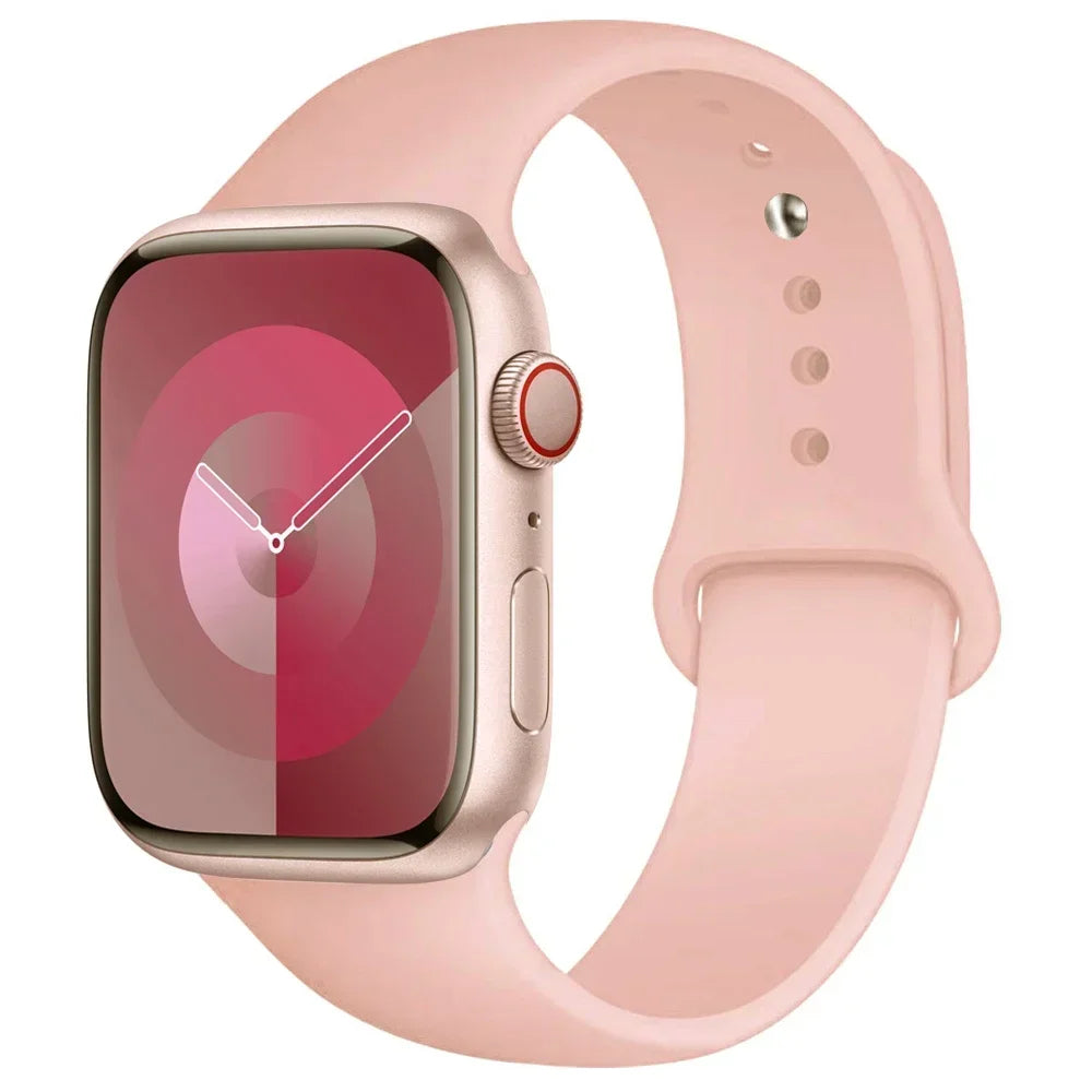 Pulseira de Silicone para Apple Watch — Conforto e Estilo para Qualquer Ocasião