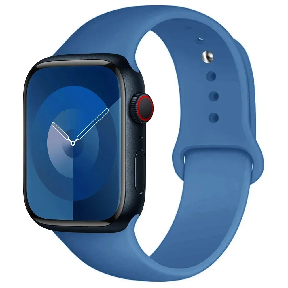 Pulseira de Silicone para Apple Watch — Conforto e Estilo para Qualquer Ocasião