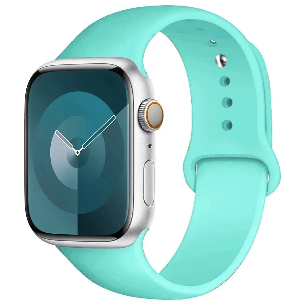 Pulseira de Silicone para Apple Watch — Conforto e Estilo para Qualquer Ocasião