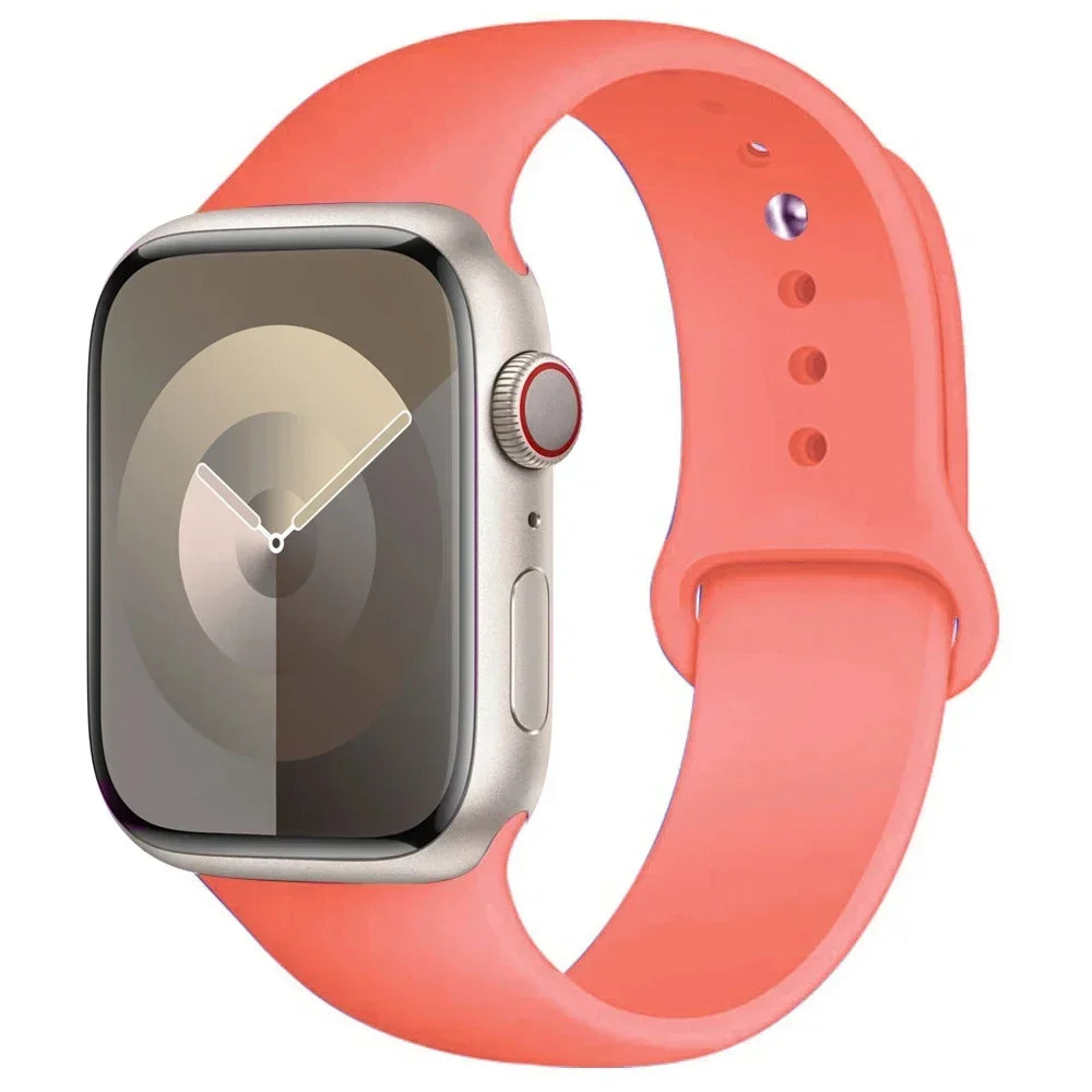 Pulseira de Silicone para Apple Watch — Conforto e Estilo para Qualquer Ocasião