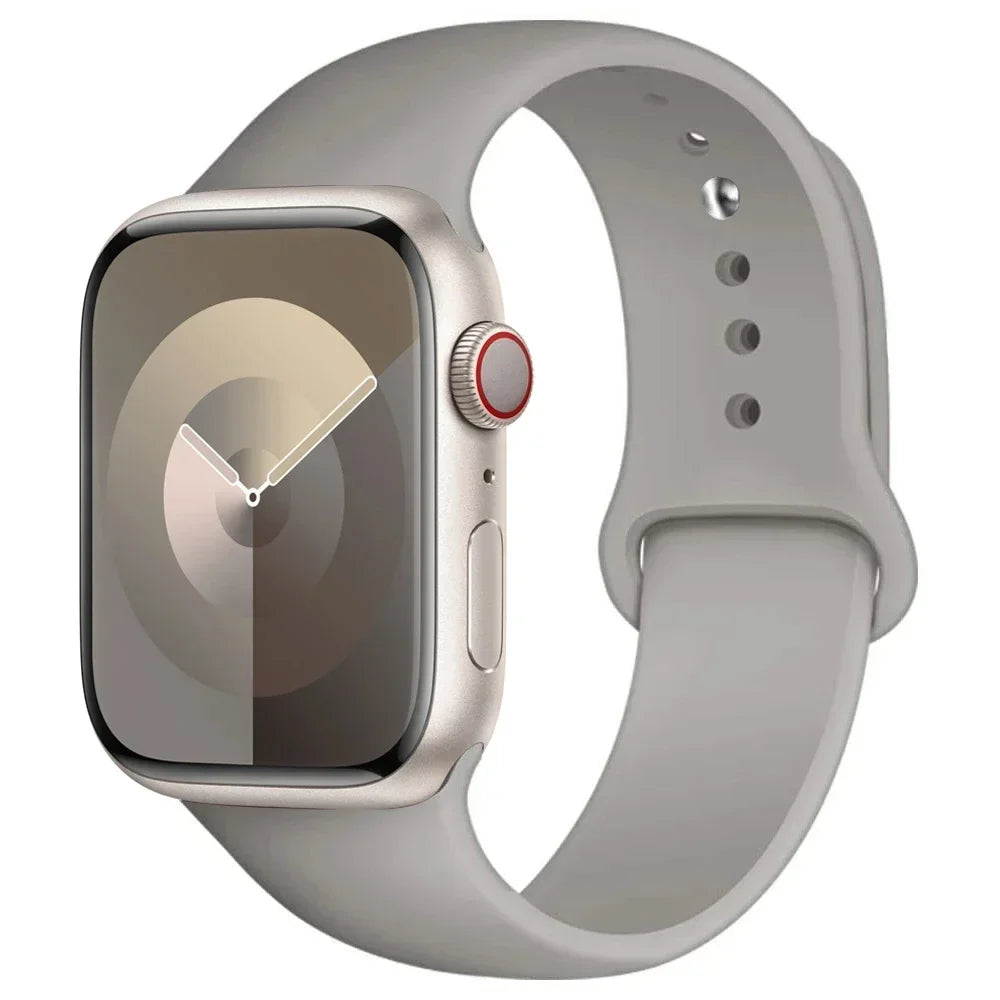 Pulseira de Silicone para Apple Watch — Conforto e Estilo para Qualquer Ocasião
