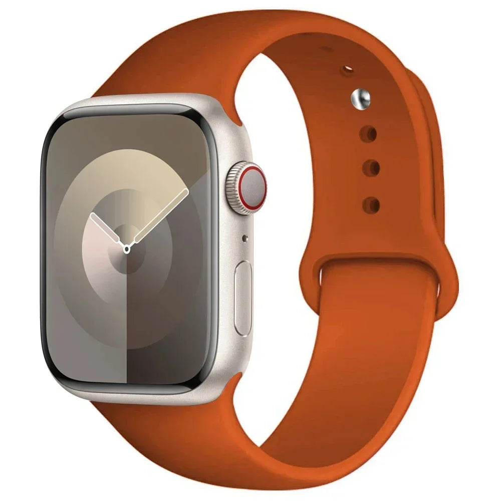 Pulseira de Silicone para Apple Watch — Conforto e Estilo para Qualquer Ocasião