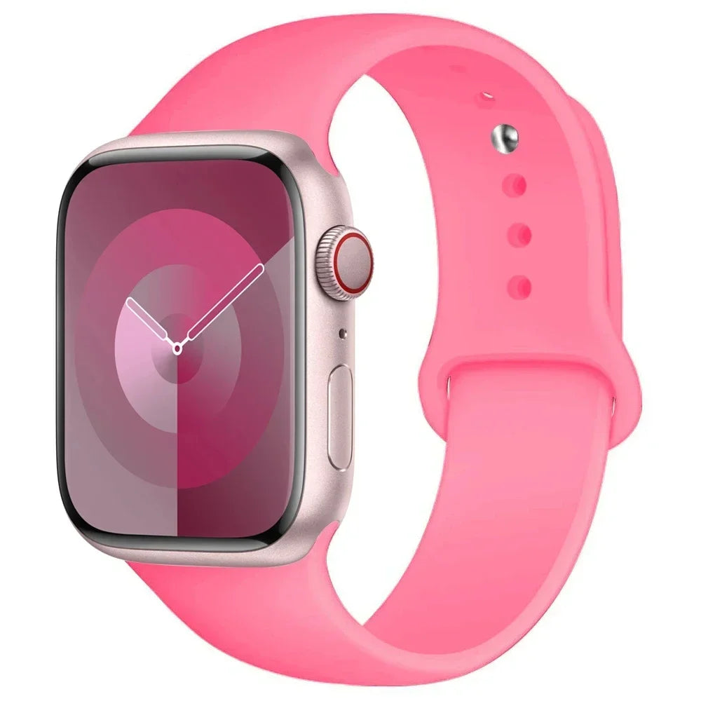 Pulseira de Silicone para Apple Watch — Conforto e Estilo para Qualquer Ocasião