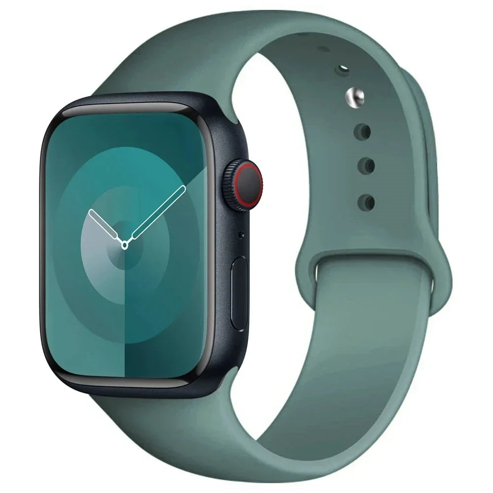 Pulseira de Silicone para Apple Watch — Conforto e Estilo para Qualquer Ocasião