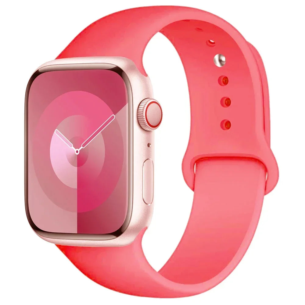 Pulseira de Silicone para Apple Watch — Conforto e Estilo para Qualquer Ocasião