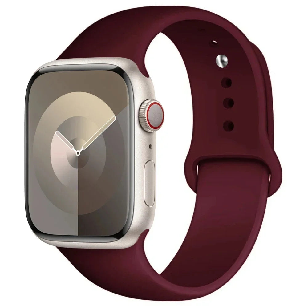 Pulseira de Silicone para Apple Watch — Conforto e Estilo para Qualquer Ocasião
