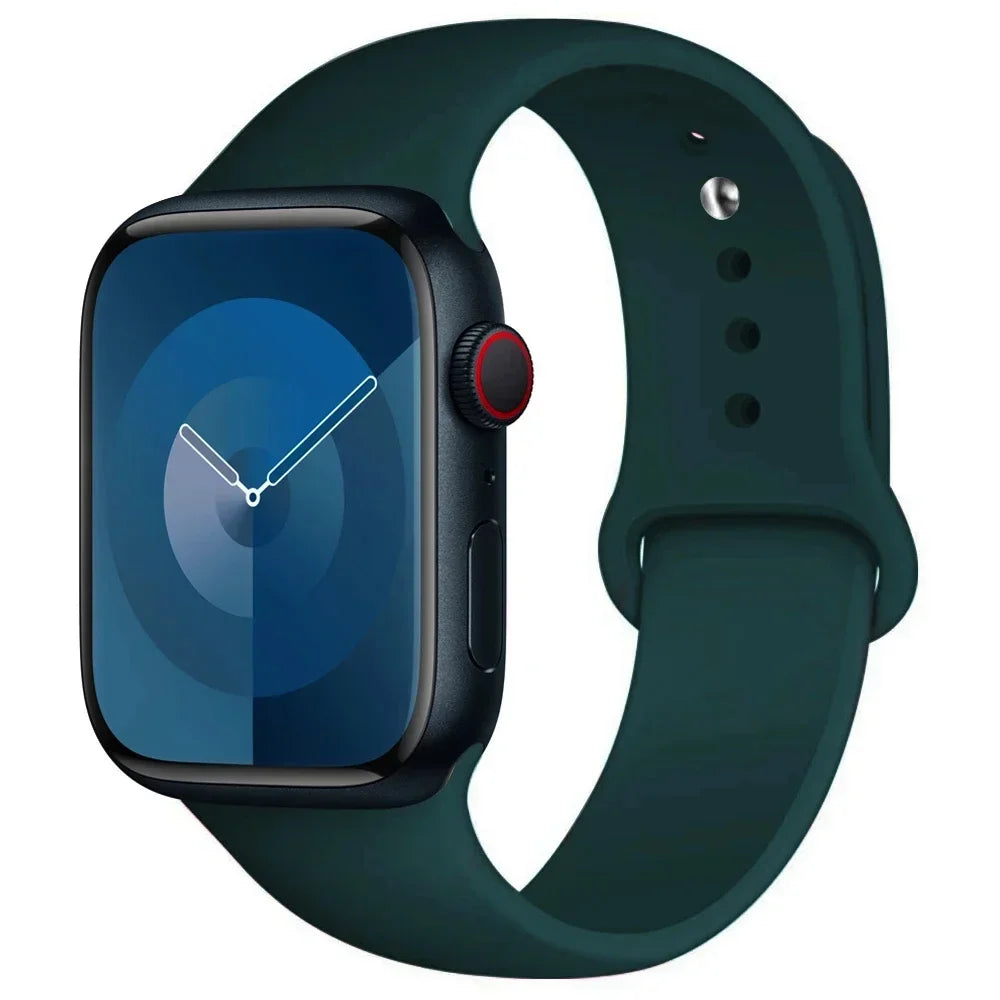 Pulseira de Silicone para Apple Watch — Conforto e Estilo para Qualquer Ocasião