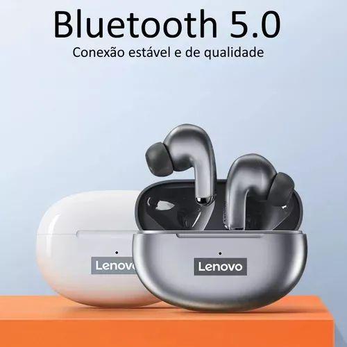 Fone Lenovo LP5 — Som Cinema no seu Ouvido, Bateria para o Dia Todo