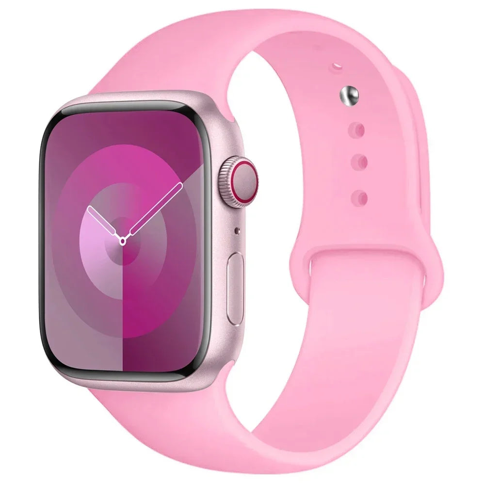 Pulseira de Silicone para Apple Watch — Conforto e Estilo para Qualquer Ocasião