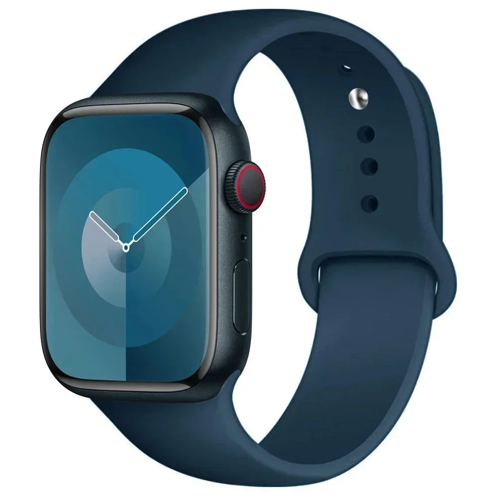 Pulseira de Silicone para Apple Watch — Conforto e Estilo para Qualquer Ocasião