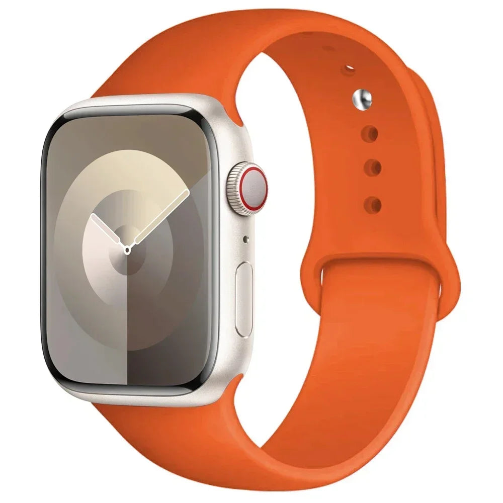 Pulseira de Silicone para Apple Watch — Conforto e Estilo para Qualquer Ocasião