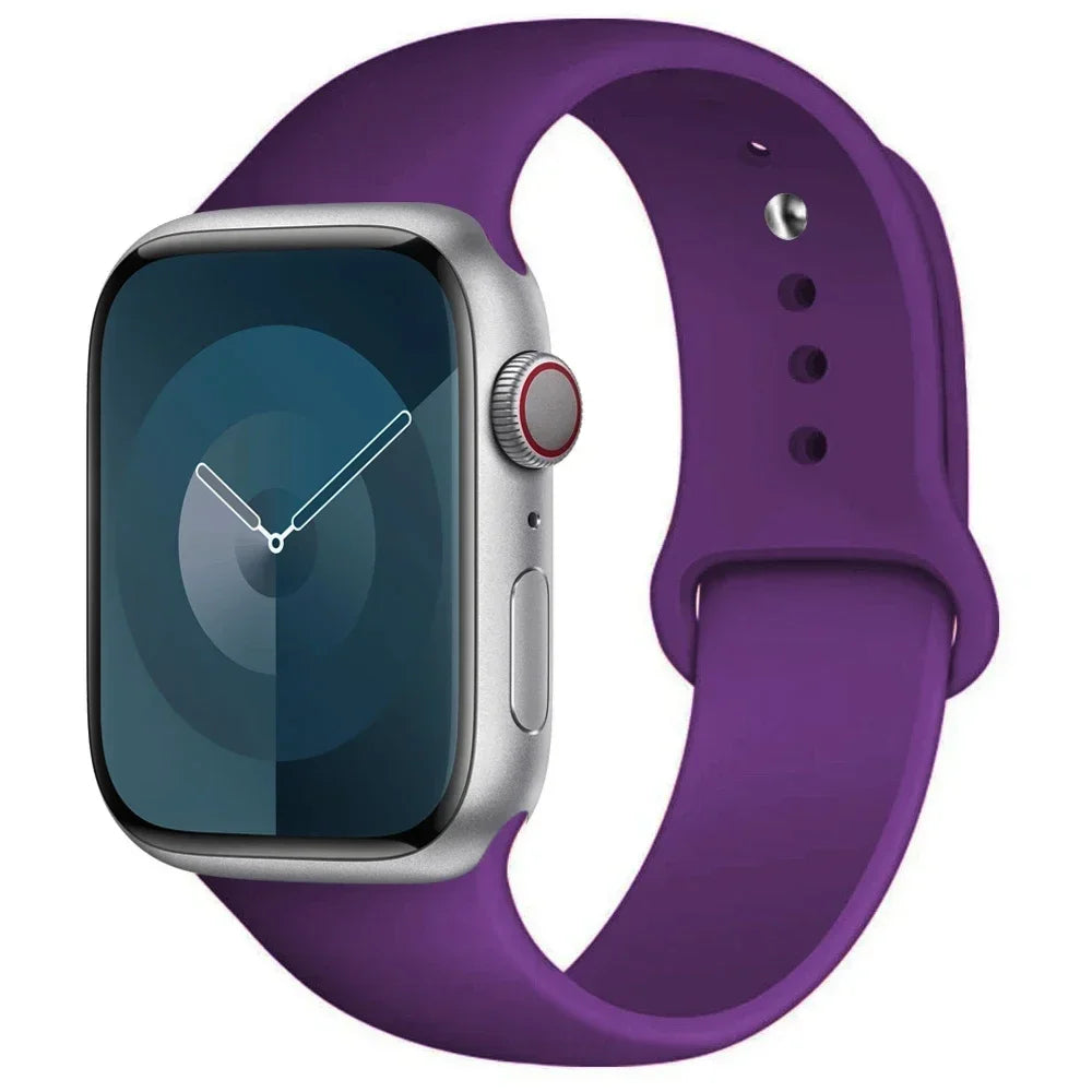 Pulseira de Silicone para Apple Watch — Conforto e Estilo para Qualquer Ocasião