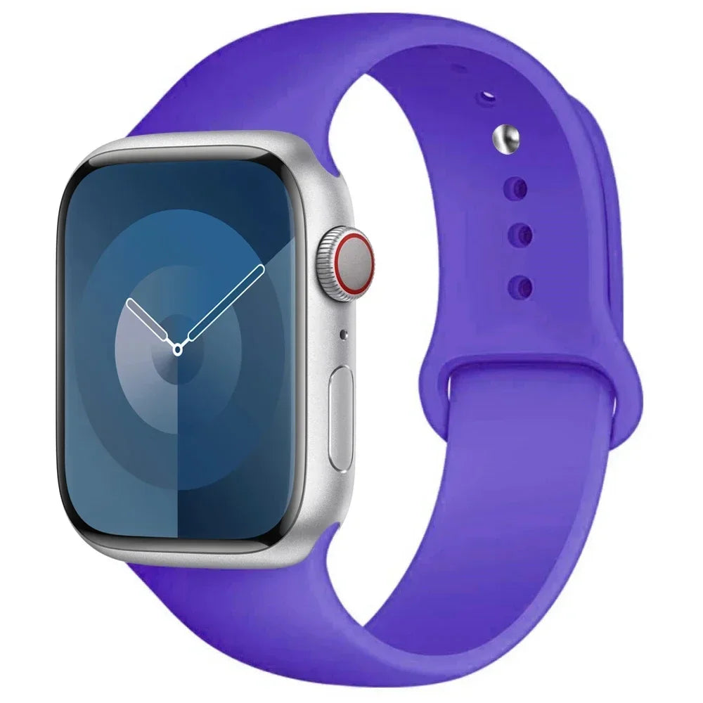 Pulseira de Silicone para Apple Watch — Conforto e Estilo para Qualquer Ocasião