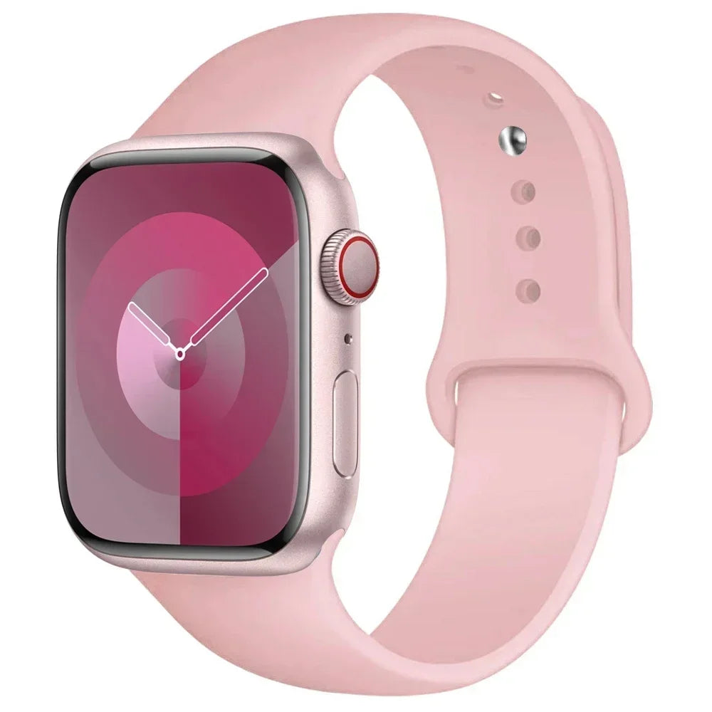 Pulseira de Silicone para Apple Watch — Conforto e Estilo para Qualquer Ocasião