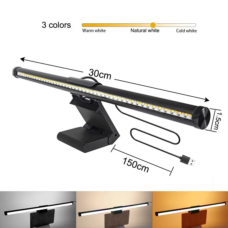 Barra de Luz LED para Monitor Eye-Care Regulagem Contínua