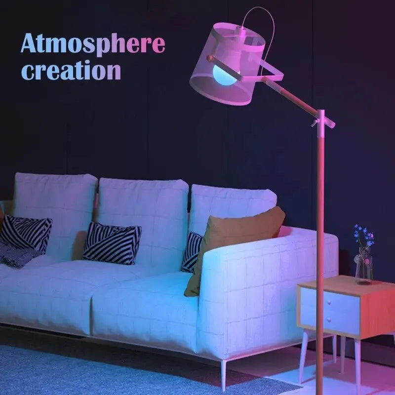 Lâmpada LED RGB 16 Cores E27 com Controle Remoto