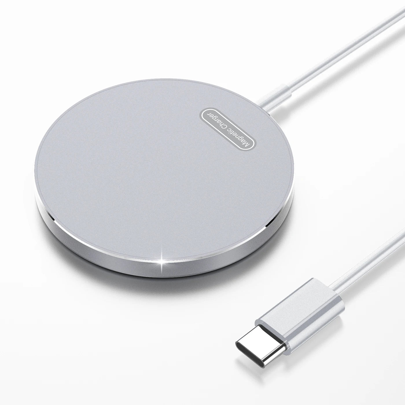 Carregador Wireless Magnético 15W — iPhone 15 ao 11, AirPods e MagSafe