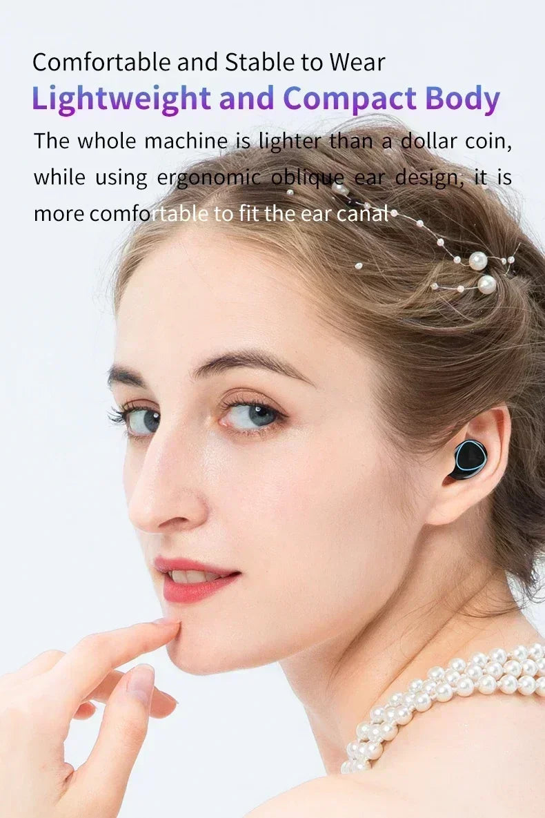 Fone Bluetooth M10 TWS À Prova D'água Esportivo