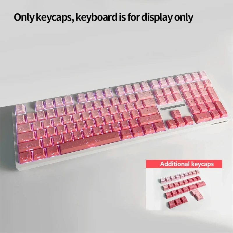 Keycaps Topográficas 4.0 PBT 98 Teclas Cherry Profile