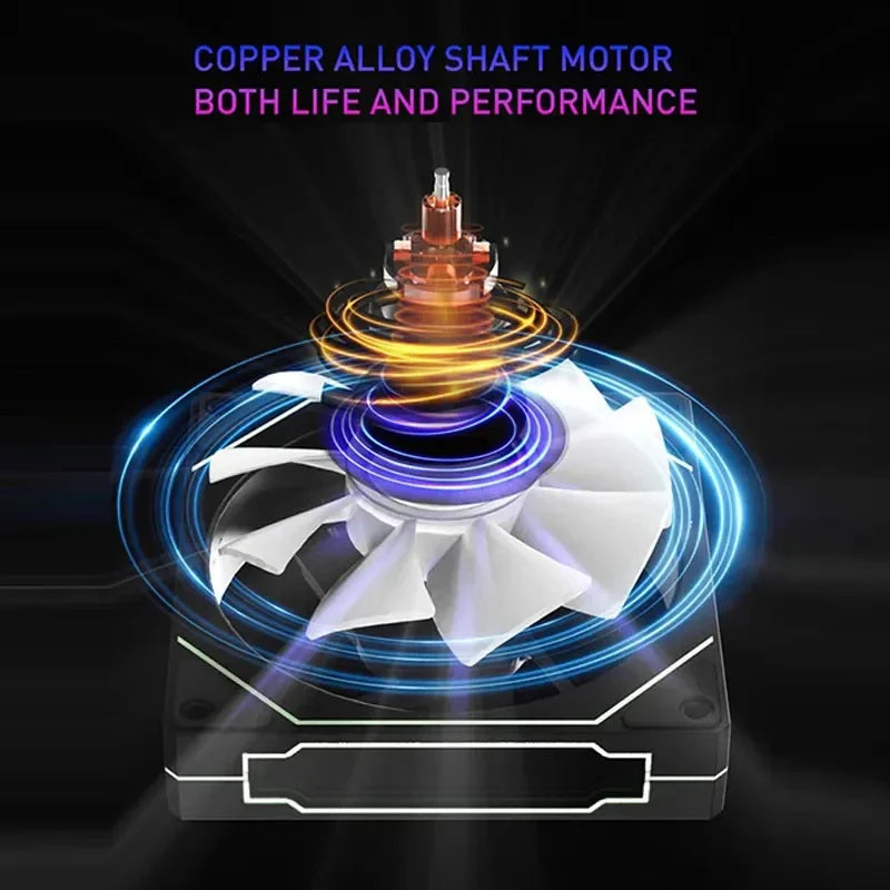 Cooler LDPCSJ PRISM 4 PRO 12cm ARGB PWM Silencioso