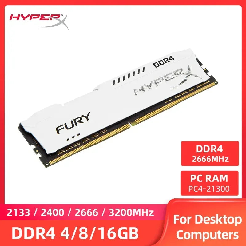 Memória RAM DDR4 HyperX Fury 16GB 3600MHz Desktop