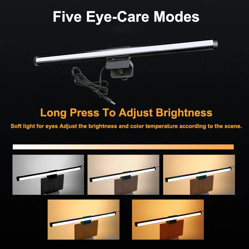 Barra de Luz LED para Monitor Eye-Care Regulagem Contínua