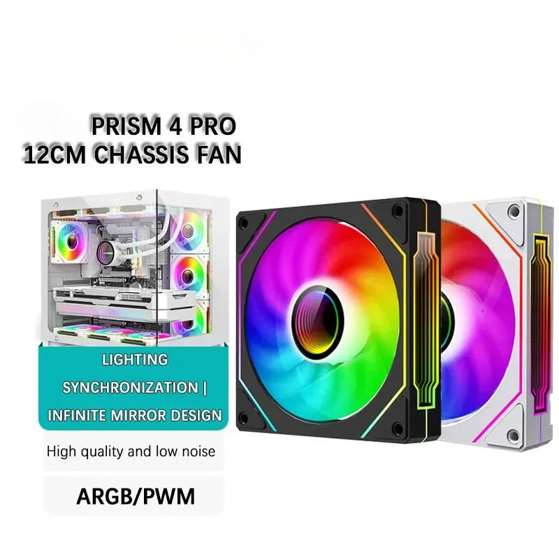 Cooler LDPCSJ PRISM 4 PRO 12cm ARGB PWM Silencioso