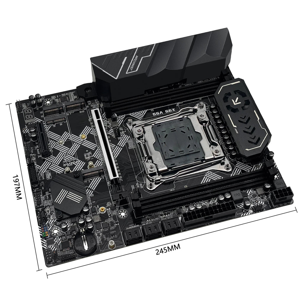 Placa-Mãe Machinist X99 V9S Darkness Falls — LGA 2011-3 DDR4 TPM 2.0