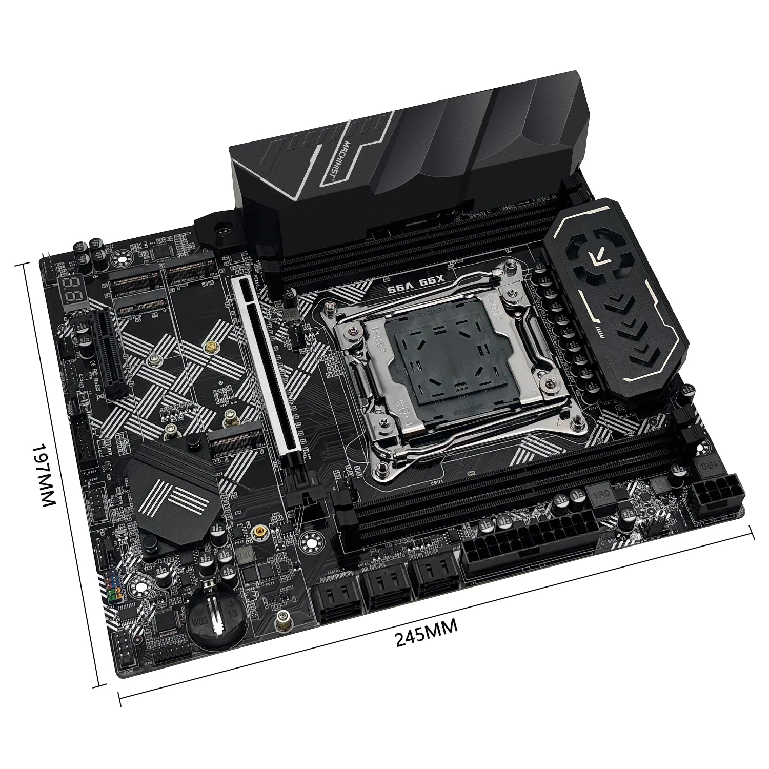 Placa-Mãe Machinist X99 V9S Darkness Falls — LGA 2011-3 DDR4 TPM 2.0