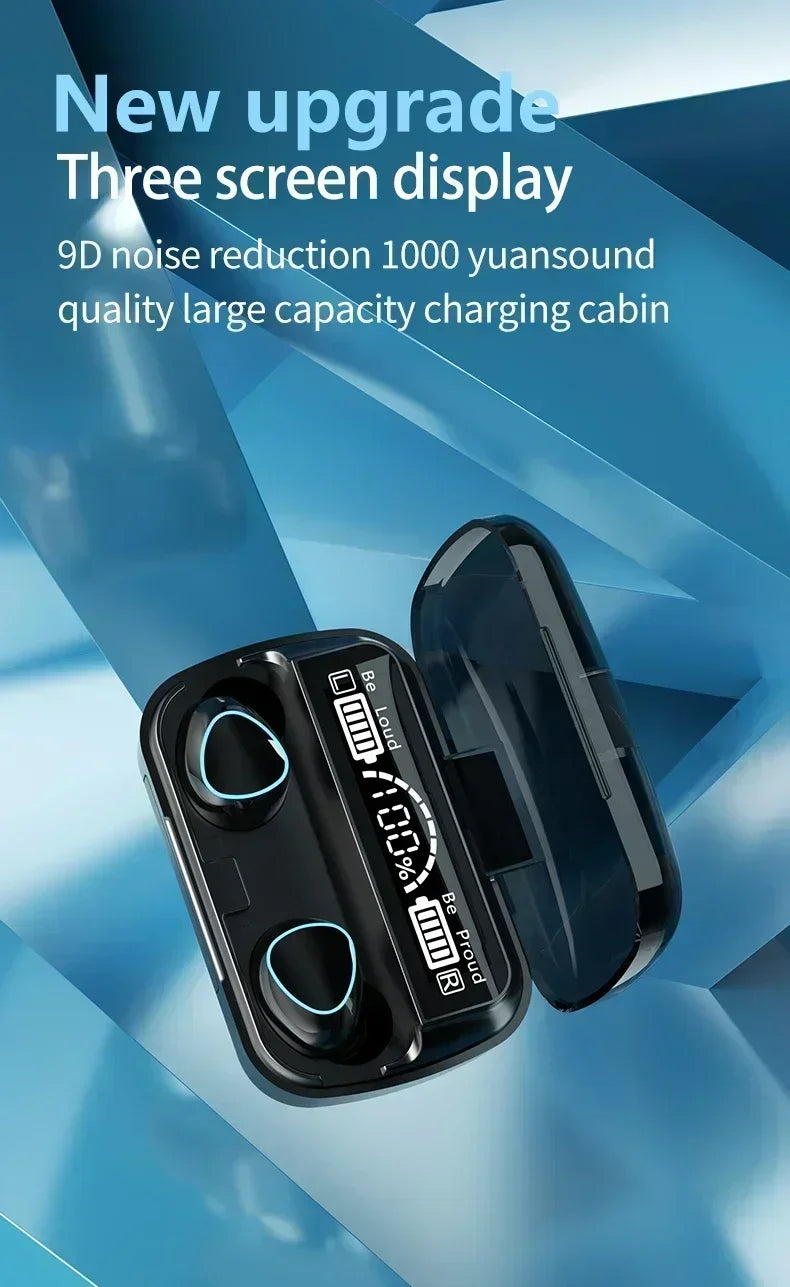 Fone Bluetooth M10 TWS À Prova D'água Esportivo