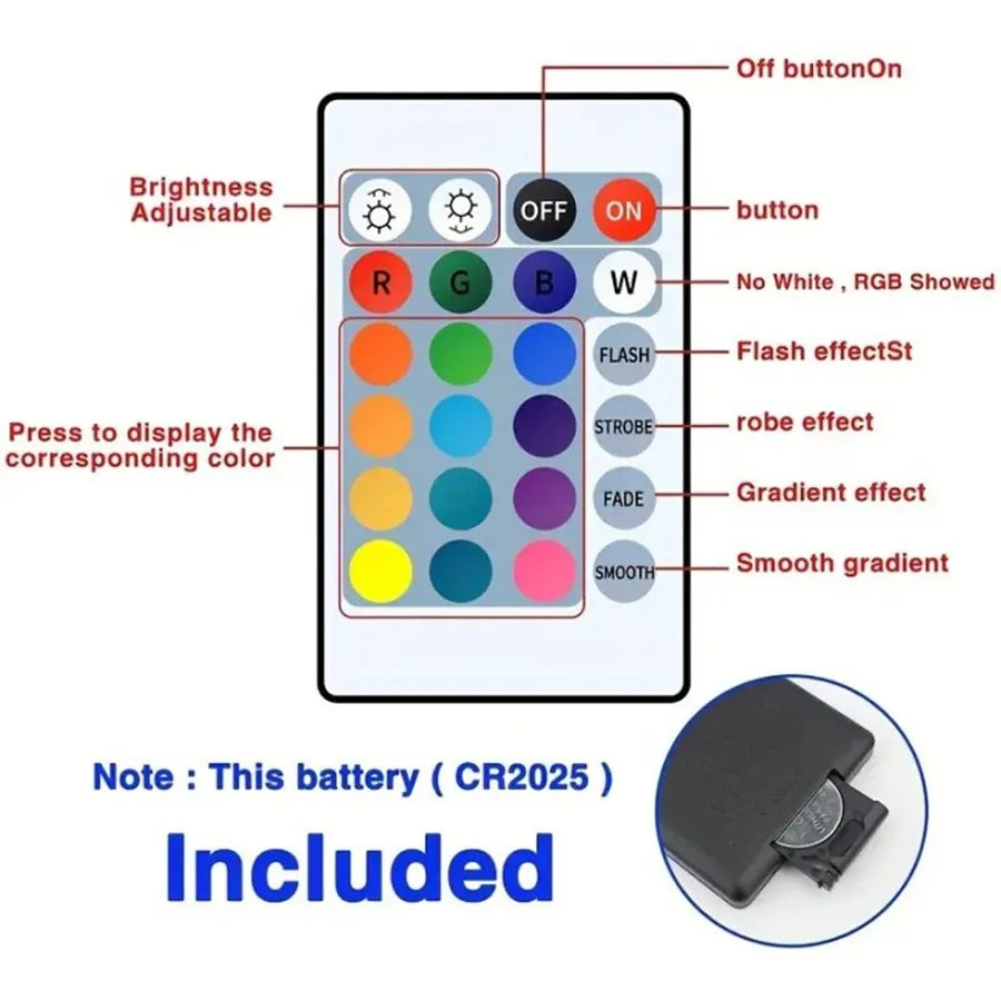 Fita LED Inteligente Bluetooth 5050 App + Controle
