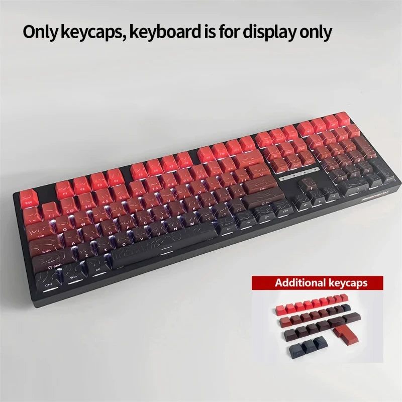 Keycaps Topográficas 4.0 PBT 98 Teclas Cherry Profile