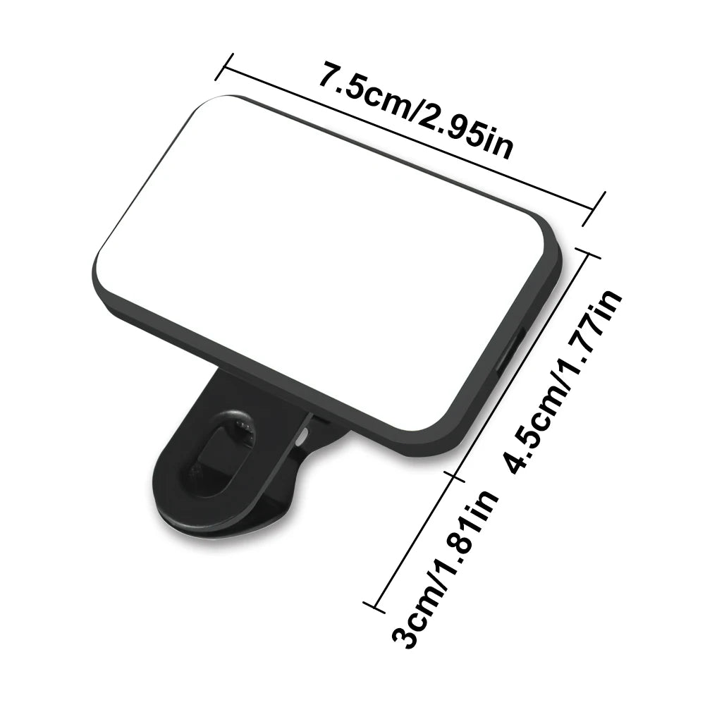 Mini Luz LED para Selfie Recarregável 3 Modos