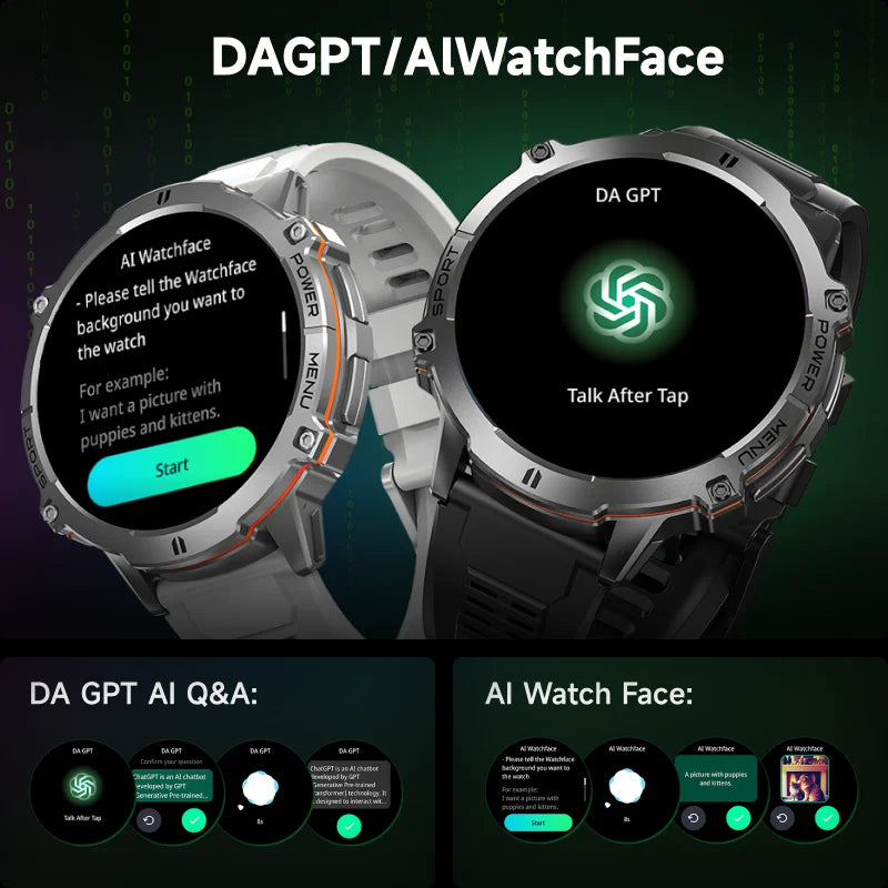 Smartwatch Leadoys X3 Outdoor 10m À Prova D'água GPS