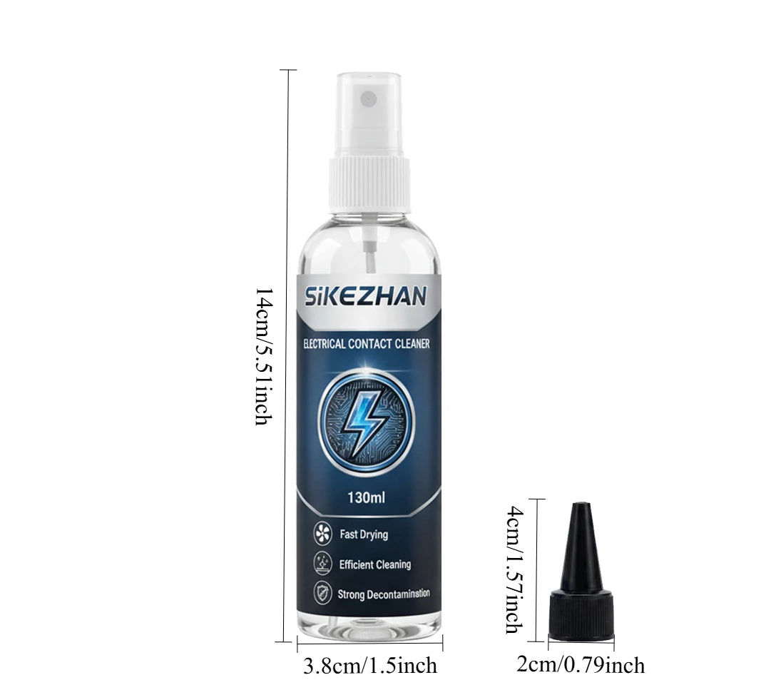 Spray Limpador de Contatos Elétricos 130ml — Secagem Rápida
