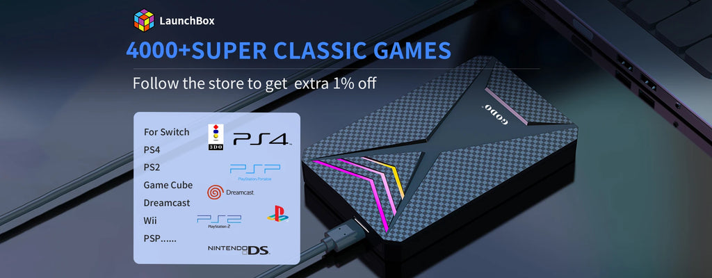 HD de Jogos Retrobat & Playnite 500GB — 38.200 Jogos Prontos