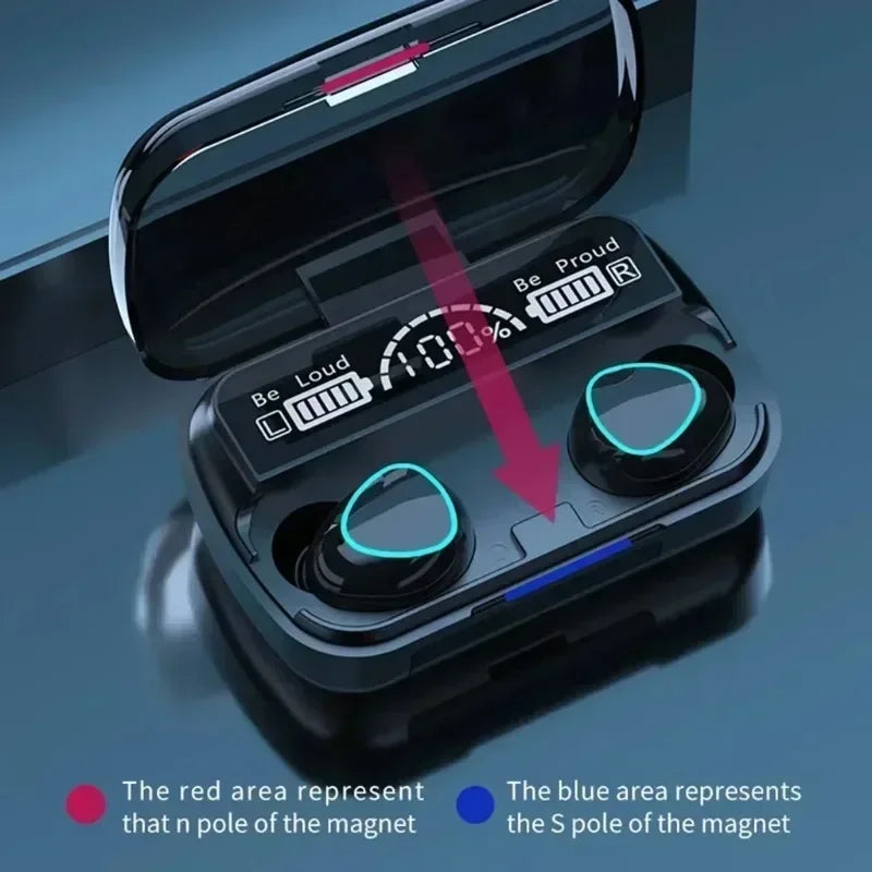Fone Bluetooth M10 TWS À Prova D'água Esportivo