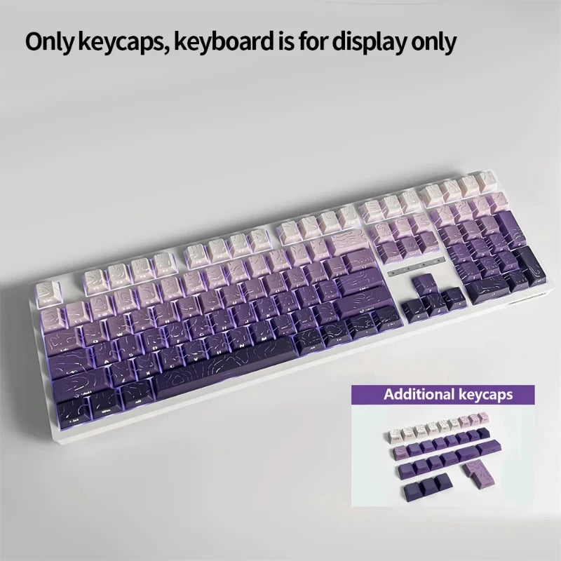 Keycaps Topográficas 4.0 PBT 98 Teclas Cherry Profile