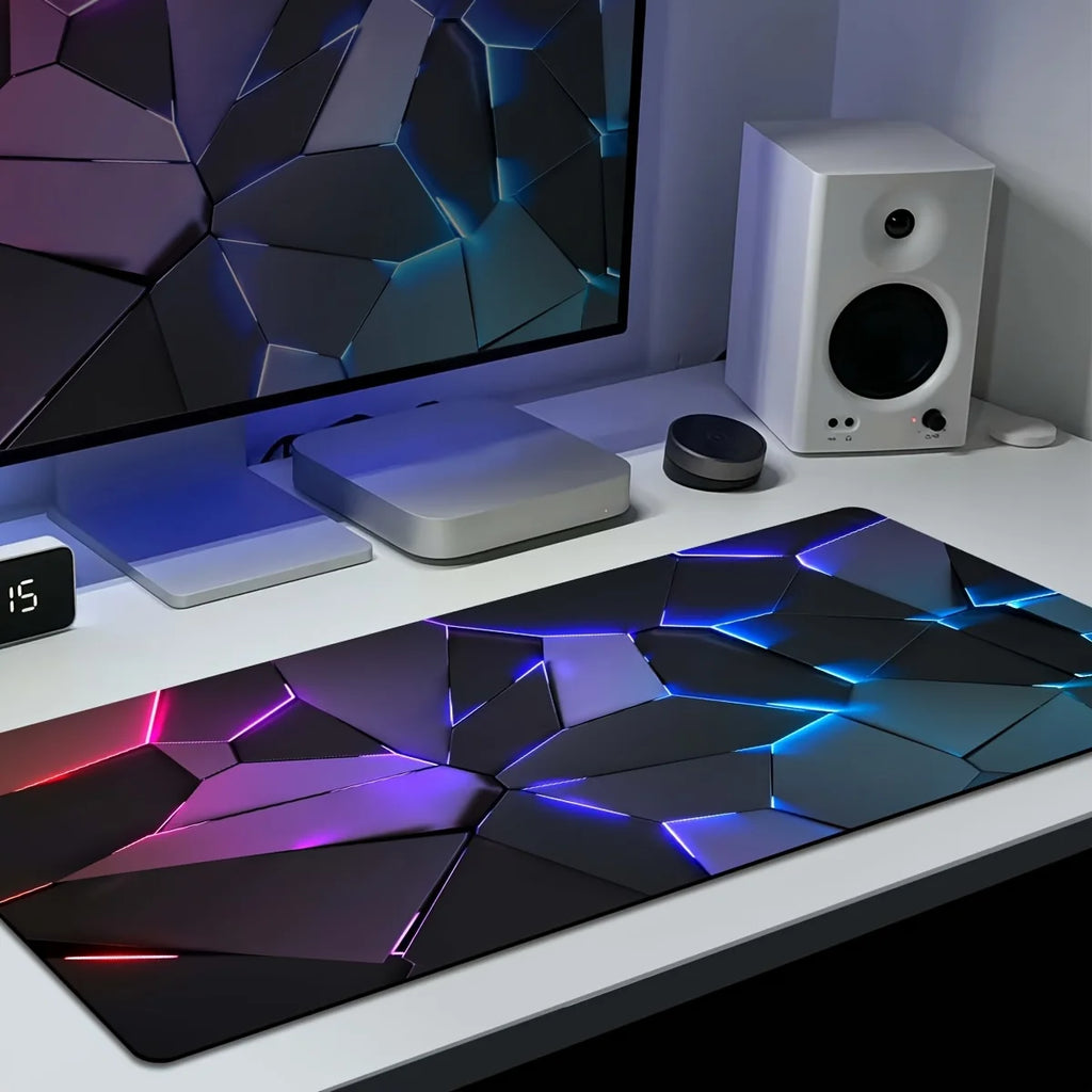 Mouse Pad Gamer RGB Geométrico XL 400x900mm