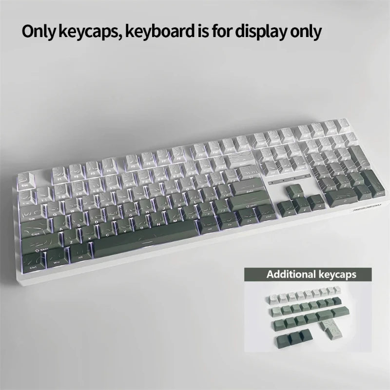 Keycaps Topográficas 4.0 PBT 98 Teclas Cherry Profile