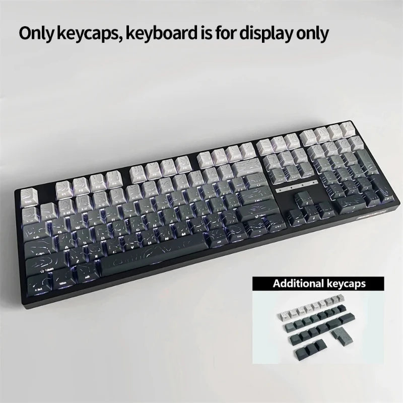 Keycaps Topográficas 4.0 PBT 98 Teclas Cherry Profile