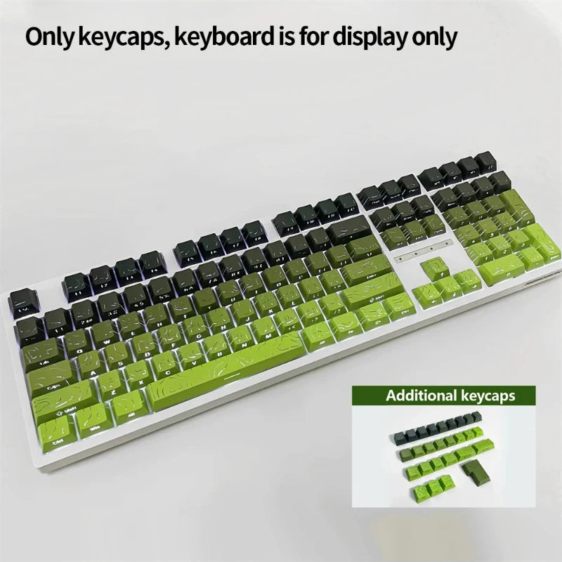 Keycaps Topográficas 4.0 PBT 98 Teclas Cherry Profile