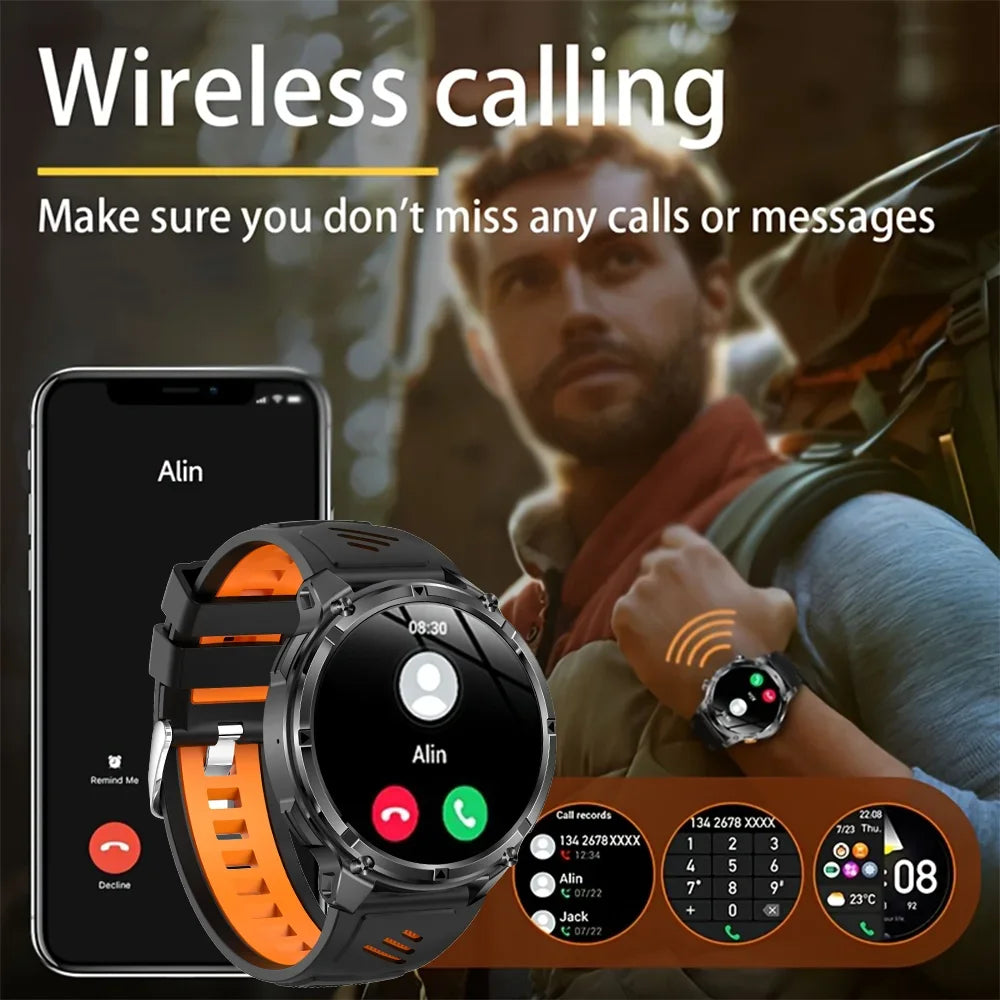 Smartwatch T-Rex3 Pro Militar GPS 5ATM 1100mAh — Pulseiras Intercambiáveis