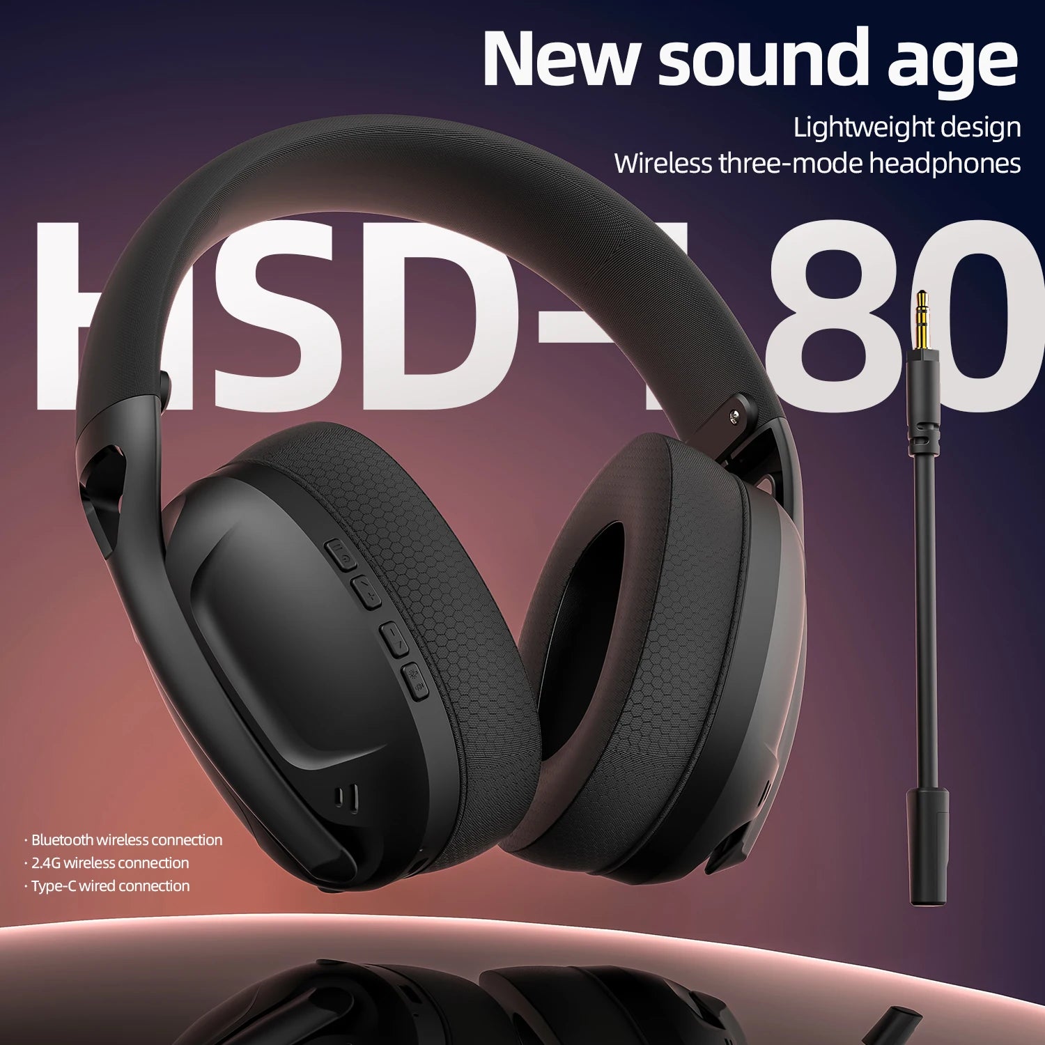 Headset Gamer SMAILWOLF L80 com Microfone