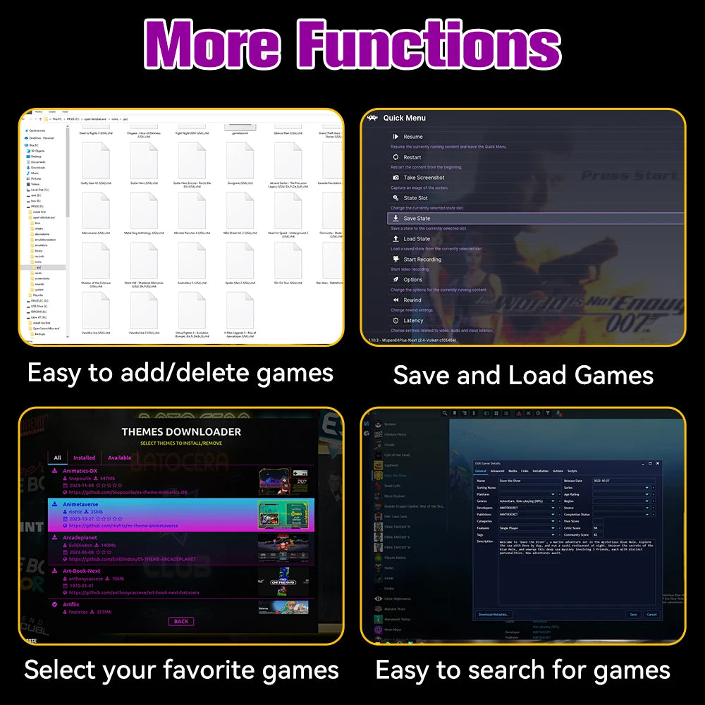 HD de Jogos Retrobat & Playnite 500GB — 38.200 Jogos Prontos