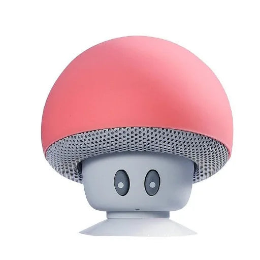 Mini Caixa de Som Bluetooth Cogumelo À Prova D'água